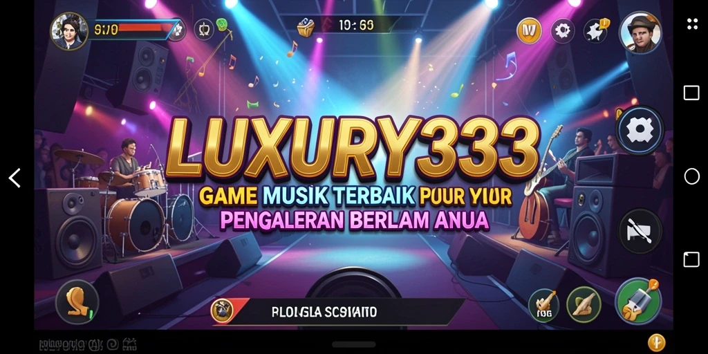 Tampilan gameplay LUXURY333 yang penuh warna dan interaktif.