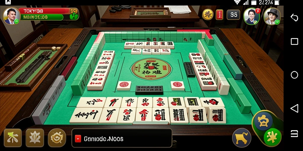 Tampilan gameplay Mahjong dalam TOKYO88 yang menantang dan seru.